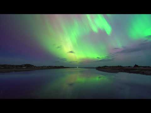 Wunderschöne Polarlichter an der Nordsee im Mai 2024