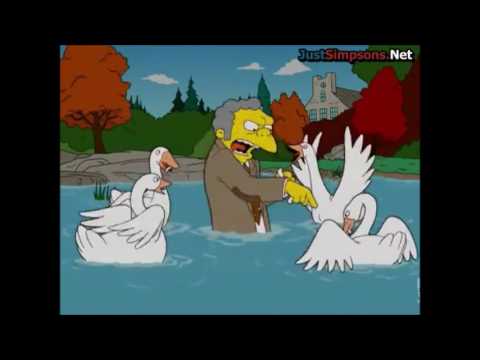 The Simpsons - Moe vs. Geese