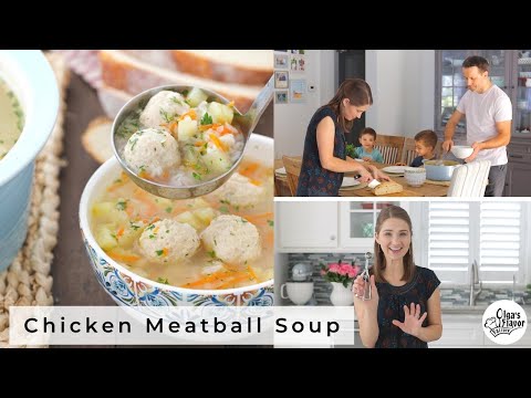 Russian Chicken Meatball Soup