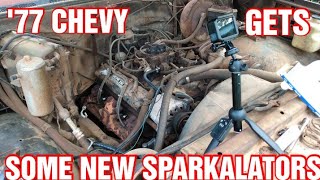 77 Chevy K20 Gets Some New Plugs - How To Install & Gap Spark Plugs