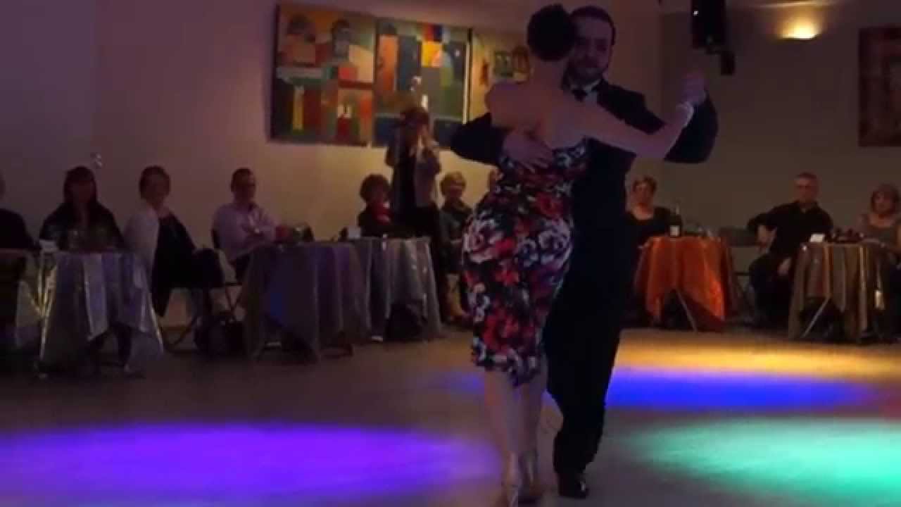 Maria Filali y John Zabala Tango Bailemos 1/4 Carlos Di Sarli 6/3/2015 La Pituca Montpellier