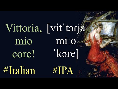 6. Vittoria, mio core! (Carissimi) - IPA TRANSCRIPTION