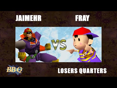 BBQ Losers Quarters - JaimeHR (Falcon) Vs. Fray (Ness) Super Smash Bros - SSB64