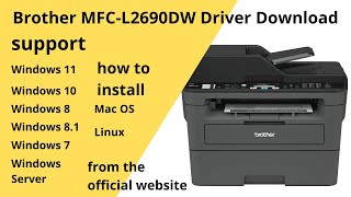 Brother MFC-L2690DW Driver Download and Setup Windows 11 Windows 10,Mac 13, Mac 12, Mac 11