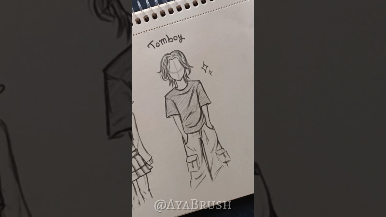 How To Draw Clothes ✨ Drawing tutorial #tutorial #howtodraw #tomboy #femboy #drawingtutorial #fypシ