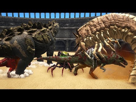 ARK's strongest creature - Boss Creatures, Alpha Creatures, Titano and Giga FREE FOR ALL