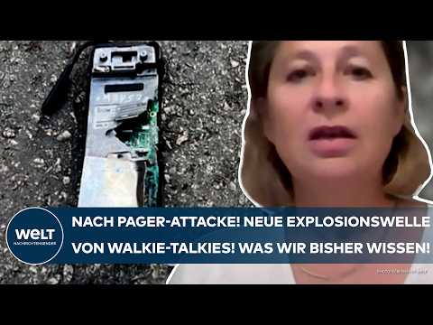 LIBANON: Nach Pager-Attacke! Neue Welle von Explosionen von Walkie-Talkies! Was wir bisher wissen!