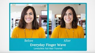 Everyday Finger Wave Hair Tutorial