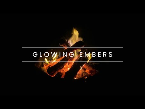 🔥Relaxing Glowing Embers Fireplace Video With Warm Glowing Embers