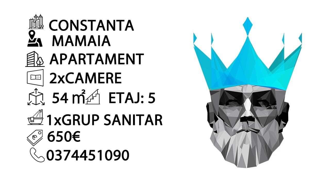 Tur video Mamaia | Lux | 2 Camere | Parcare | Balcon | Lake View | Termen lung