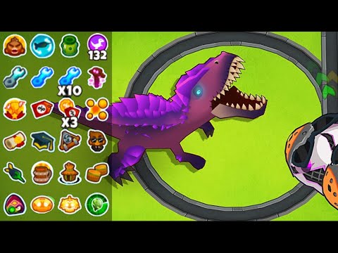 How far can Every GOD BOOSTED Tier 5 get on a PERFECT Map? (Bloons TD  6)