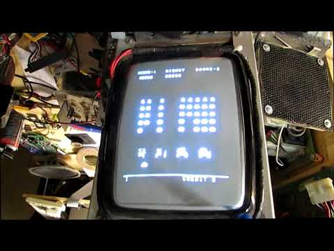 Space Invaders Deluxe PCB repair and Test