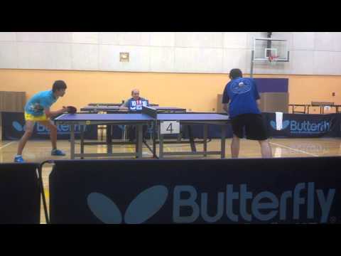 Liang Xu vs. Andrew Louvier CCTTC Champaign Butterfly Summer Open