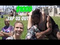 1000 To Tap Us Out Female Purple Belt Challenges EVERYONE Huntington Beach CA