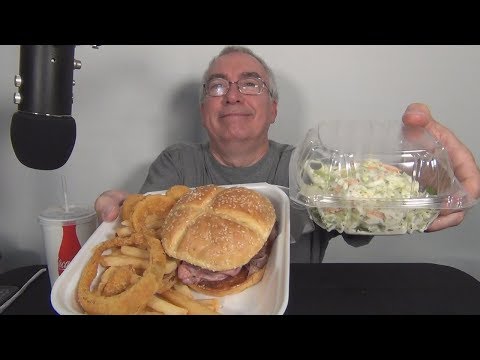 ASMR Eating Kelly's Roast Beef Meal with French Fries...