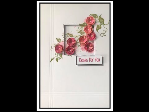 "Roses For You" beautiful 3D - Video Tutorial
