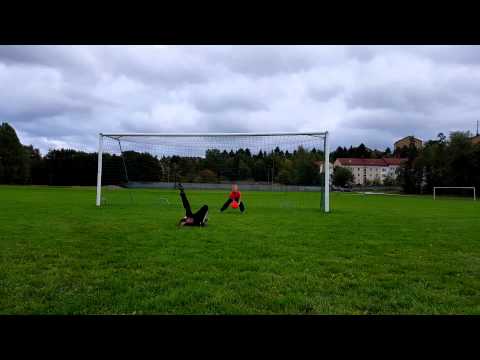 Milles cykelspark med Alex i mål. "FILMADE DU??"