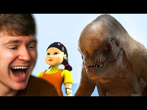 Reacting to D-REX vs SQUID GAMES!?