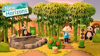 Lets BUILD a BAMBOO FOREST in Animal Crossing New Horizons