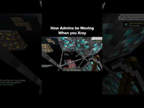 Minecraft Xray Moment