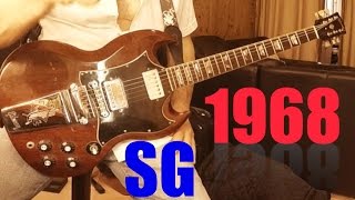 Video thumbnail for 1968 Gibson SG Standard, bought by me in 1969, vintage guitar sound by Walter Apa