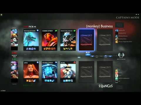 5Jungs vs Monkey Business Game 1 - MLG WF EU Qualifier - @TobiWanDOTA @scantzor