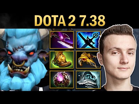 Spirit Breaker Gameplay Miracle with Octarine and Bearing - Dota 2 7.38