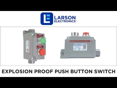 Explosion Proof Push Button Stop/Start Switch - Class 1 Div 1 & 2 - Class 2 Div 1 & 2 - Motor Switch
