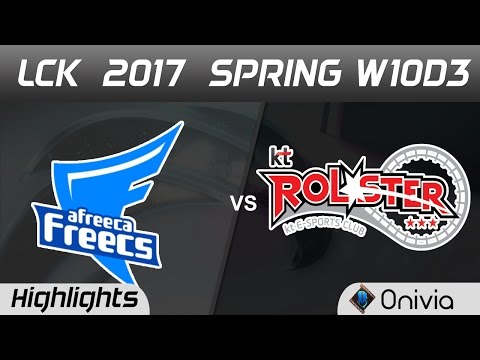 AFS vs KT Highlights Game 2 LCK Spring 2017 W10D3 Freeca Freecs vs KT Rolster
