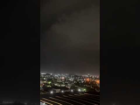 Se reportan fuertes ráfagas de viento en Pergamino, Buenos Aires. 🎥 Créditos al autor.03/03/26