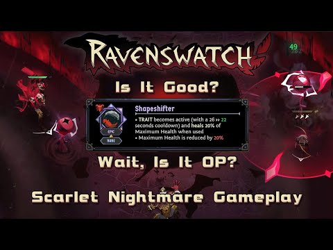 A Case For Shapeshifter [Ravenswatch Nightmares Unleashed Gameplay | Scarlet Nightmare Difficulty]