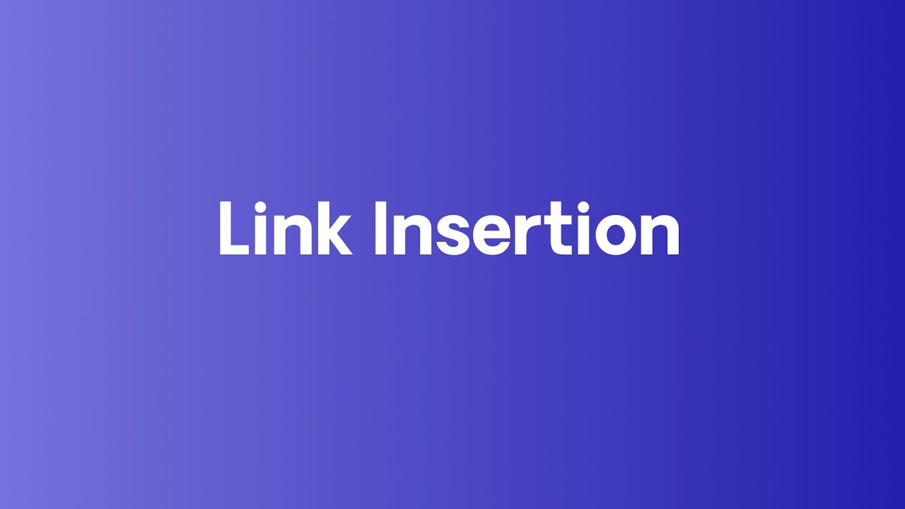 Link Insertion Campaign Tutorial - Respona video thumbnail