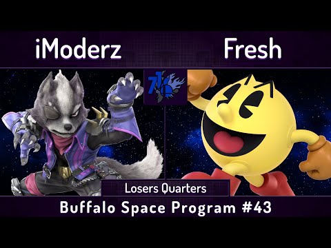BSSP # 43 | iModerz (Wolf) vs Fresh (Pac-Man) | Losers Quarters | SSBU Ultimate Tournament