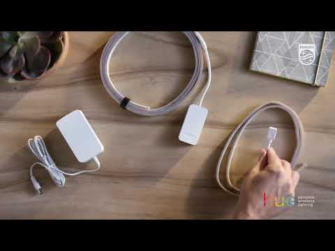Philips Hue Lightstrip Plus Ilginamoji sekcija, 1 m video