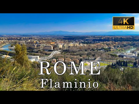 Rome | around Flaminio, Auditorium, bridge [4K]