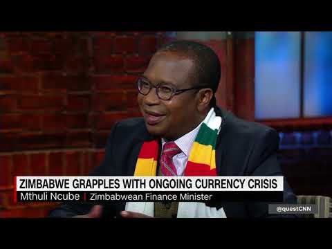 Image for YouTube video with title Zimbabwe's finance minister reflects on currency crisis viewable on the following URL https://youtu.be/1LoyW_4TYkE