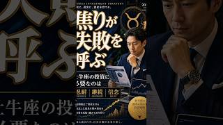 【牡牛座の投資術】衝動売買3パターン＆自分ルール作成法