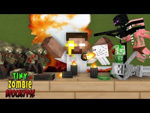 Monster School | TINY ZOMBIE APOCALYPSE | Monster School