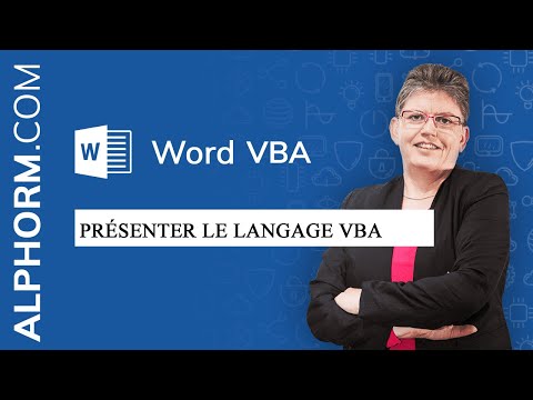 Vidéo présentation du langage VBA sous Word 2016 Vidéo Tuto