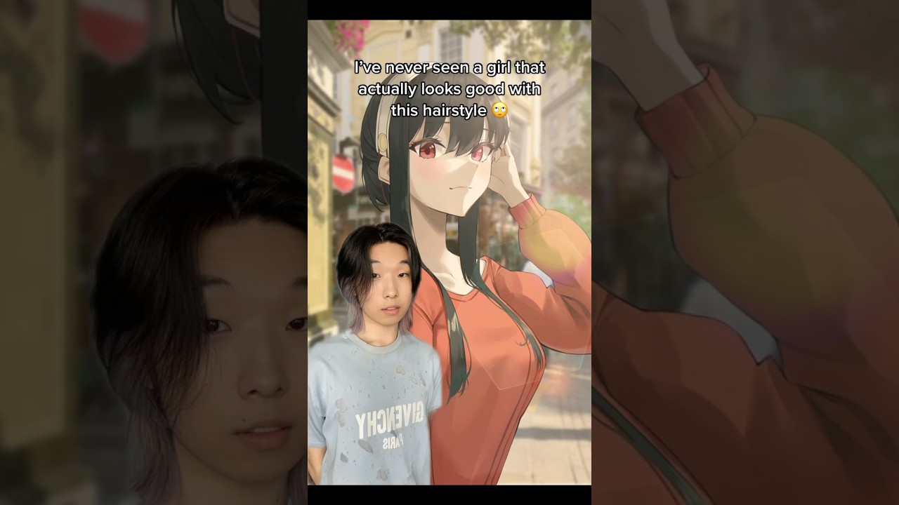 The perfect anime hairstyle for girls 😳