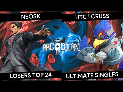 New England Ultimate Arcadian 2025 - NeoSK (Kazuya) vs HTC | Cruss (Falco) - Losers Top 24