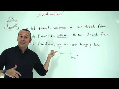 Almanca B1 Orta Seviye Ders - 11 "Da - Während - Bevor" - Almanca "Öncesinde, Çünkü, Esnasında"