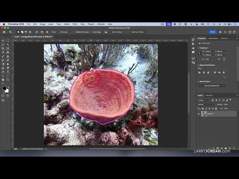 Feathering Image Edges in Adobe Photoshop v25