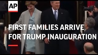 First Families Arrive for Trump Inauguration