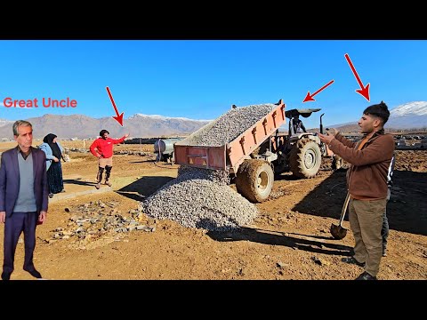 Bahare Father Got a Mission: Habib & Hassan Graveled their Farmyard