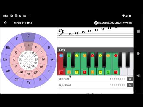 Circle Of Fifths with Piano Companion