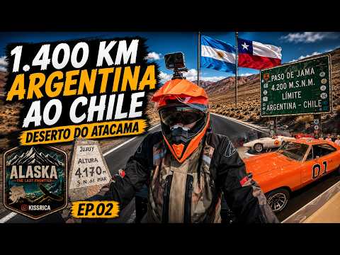 🔥 1.400 KM cruzando Argentina e Chile de moto | Termas de Río Hondo ➡️ Iquique | EP.02
