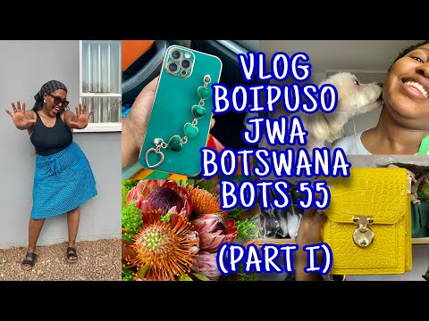 VLOG - Boipuso jwa Botswana - Bots 55 | Mini Haul | Braiding Hair | Eating Tacos | Motswana YouTuber