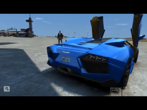 GTA 4 IV LAMBORGHINI REVENTON ROADSTER CRASH TESTING HD