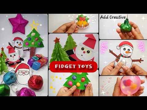 11 Fidget Toys & Christmas Craft Ideas | Fidget Toys & X-Mas Crafts DIY | Christmas Special Crafts